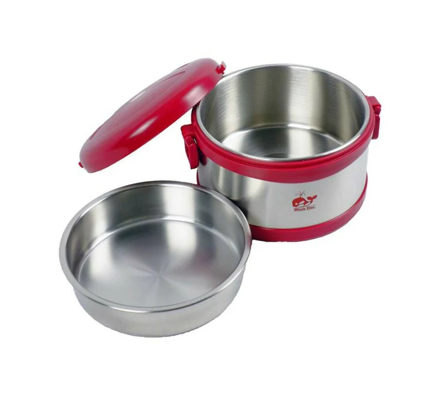 Whale / Sun Kung Thermal Lunch Kit |J950EB| 0.95L with divider basket, incl carrying bag, assorted color(blue/red) - Inhomebuy