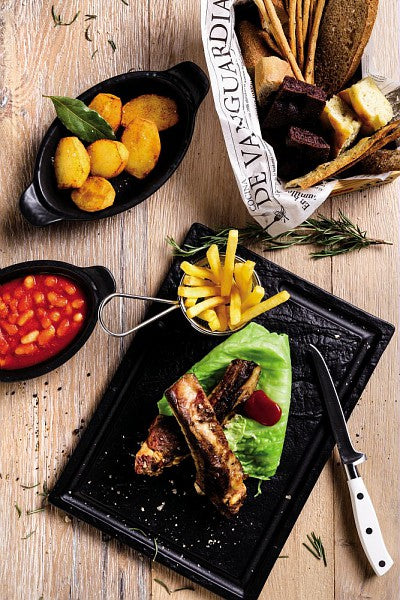 Gourmet Soup Plate 15cm Vulcania Black - Inhomebuy