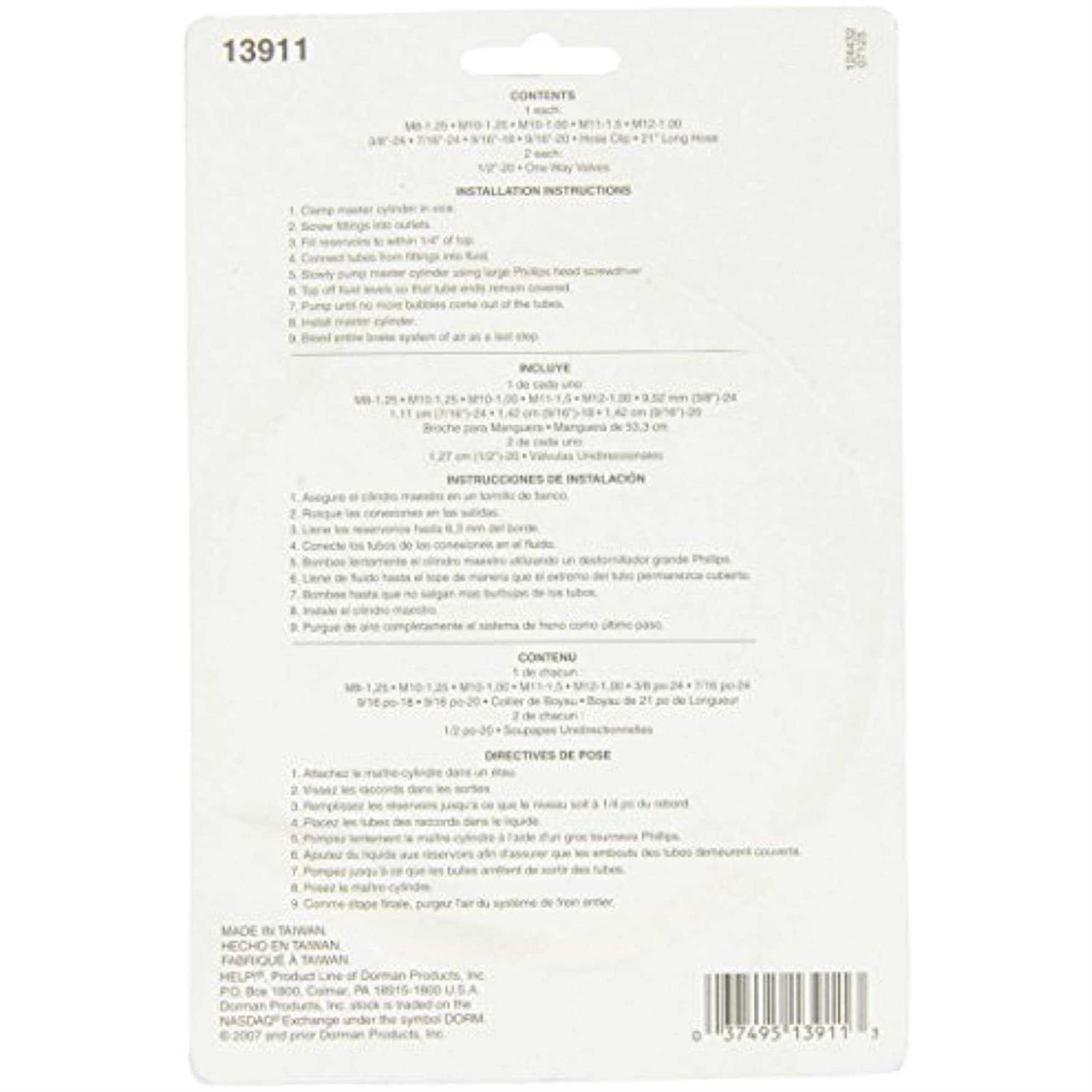 Dorman 13905 Brake Bleeder Screw - Inhomebuy