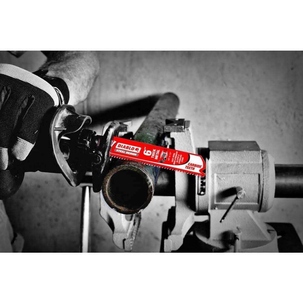 Diablo Steel Demon Carbide Metal Reciprocating Saw Blade DS0908CF - Inhomebuy