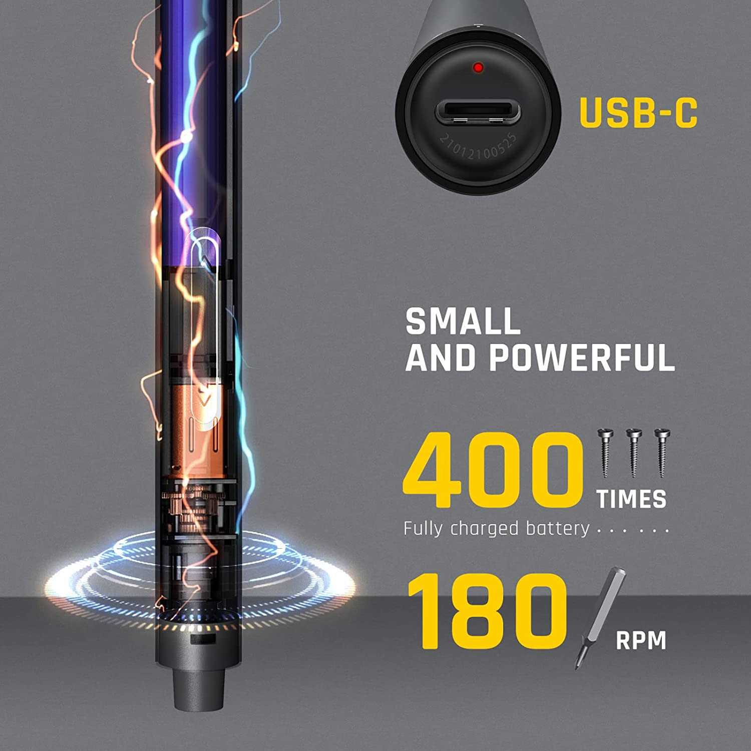 Fanttik 43PCS Screwdriver Bit Set S2 Steel 1/4 Hex 25mm/75mm Screwdriver Bit - Inhomebuy