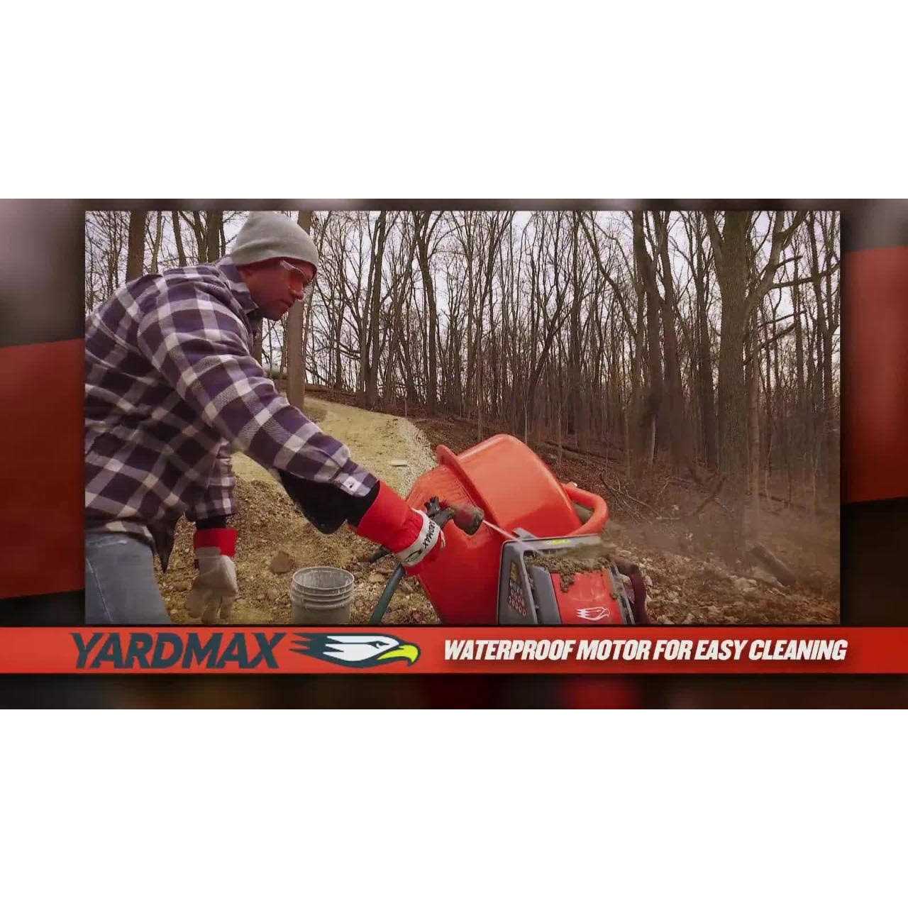 Yardmax YC0850 1850 lb. Compaction Force Plate Compactor - Inhomebuy