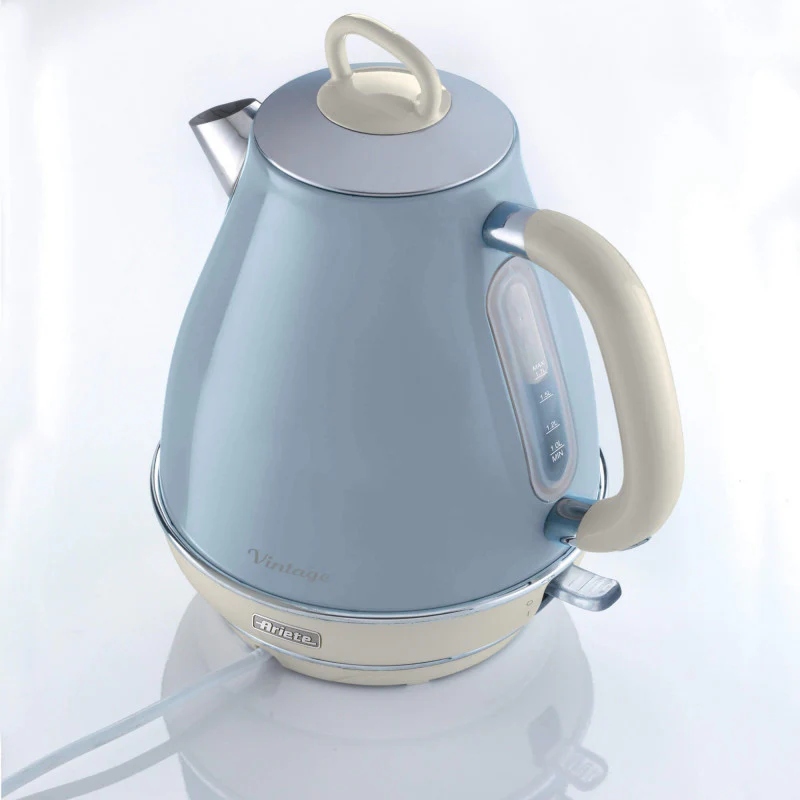 Vintage Electric Kettle Blue 1.7L 2000W - Inhomebuy