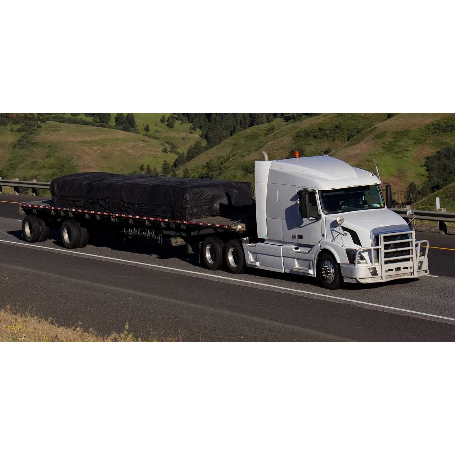 Mytee Products 16′ x Flatbed Truck Tarps Heavy Duty 18oz Steel Tarp - Inhomebuy