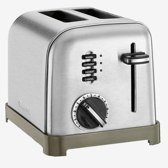 Cuisinart MetalClassic Toaster: 2-slice, brushed s/s | CPT-160C - Inhomebuy