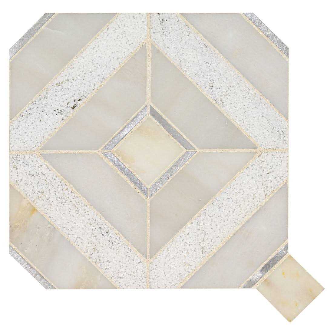 MSI Verona Pattern 11.85 in. x 11.85 Multi-Surface Mesh-Mounted Mosaic Tile - Inhomebuy