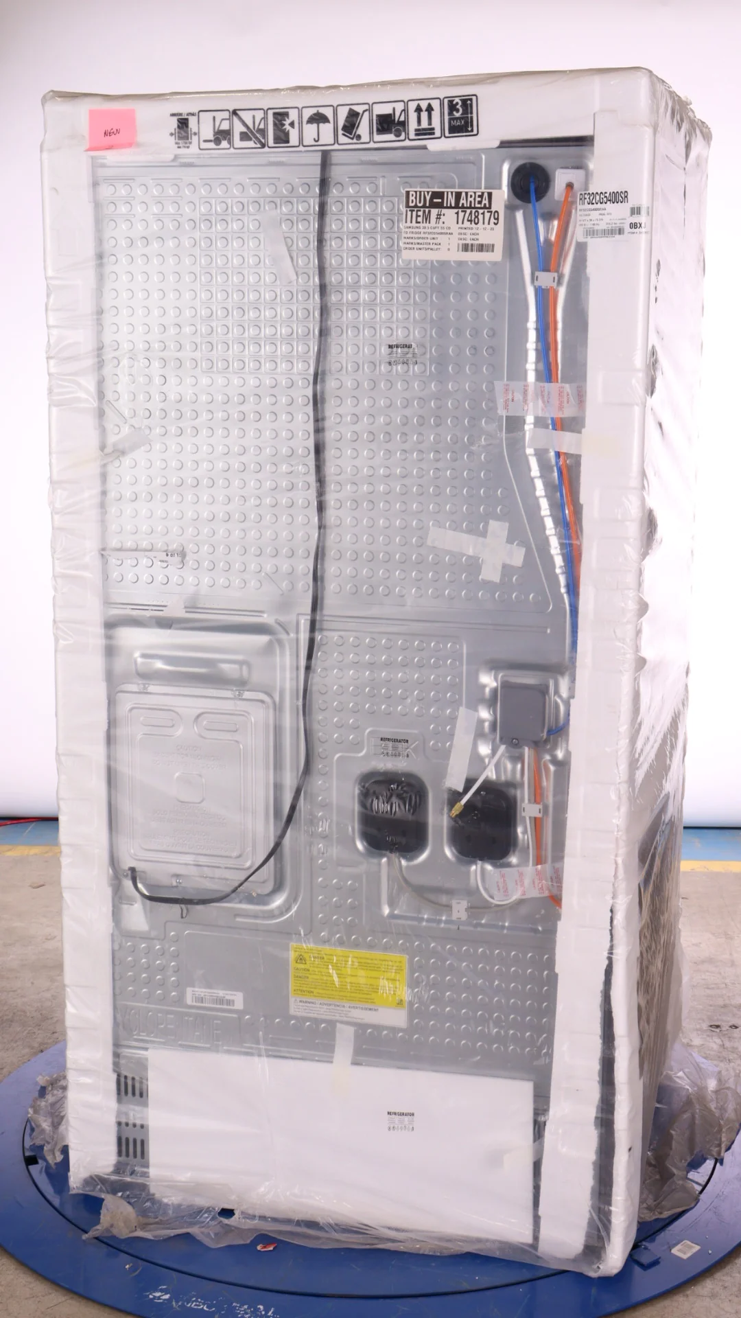 SAMSUNG 36 IN. 30.5 CU. FT. STAINLESS STEEL 3 DOOR FRENCH DOOR REFRIGERATOR WITH EXTERIOR WATER DISP - Inhomebuy