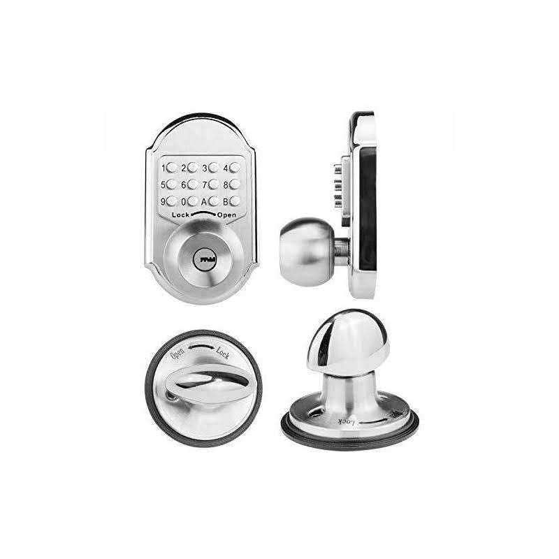 MegaDeal 12 Pack Round Padlock with Shielded Shackle 2-3/4-Inch Stainless Steel Steel Armor for Trailer Storage Truck Wholesale Bulk Lot - Inhomebuy