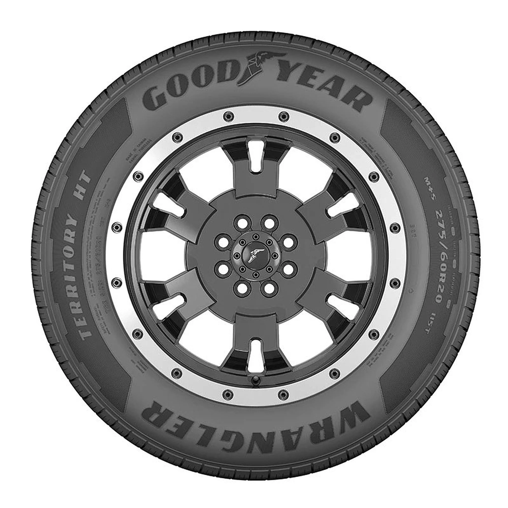 Goodyear Wrangler Territory H/T All Season 255/65R17 110T Light Truck Tire - Inhomebuy
