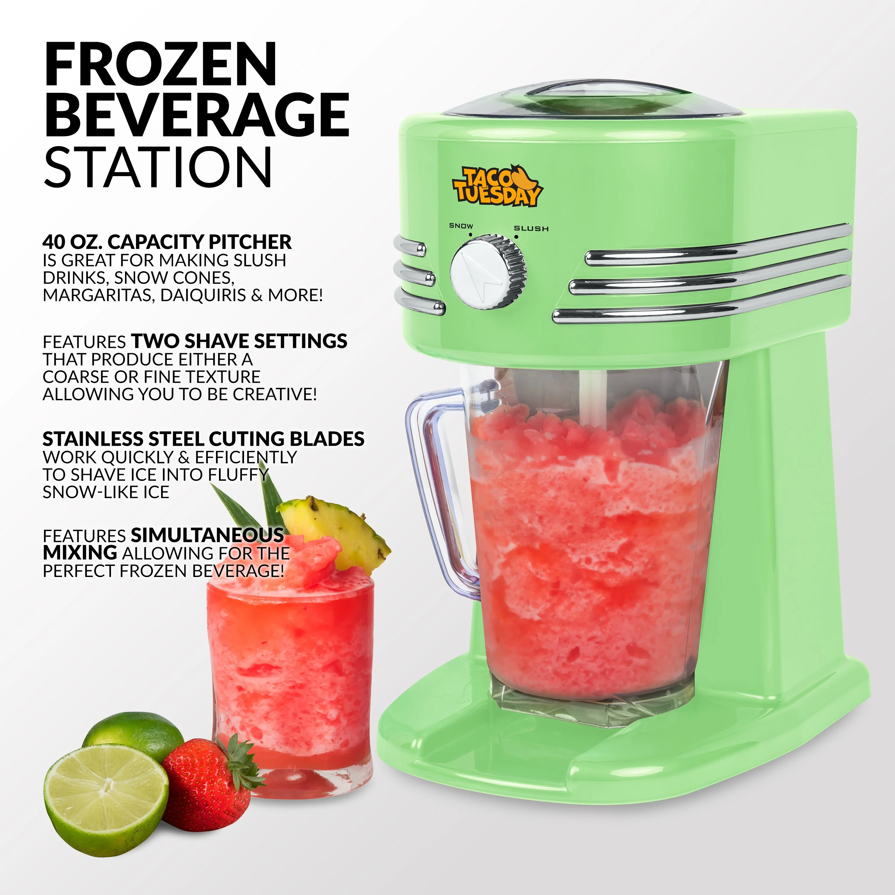 Taco Tuesday 40-Ounce Frozen Beverage Station - Inhomebuy