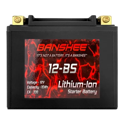 Lithium Ion 12-BS Sealed Motorcycle Starter Battery - Inhomebuy