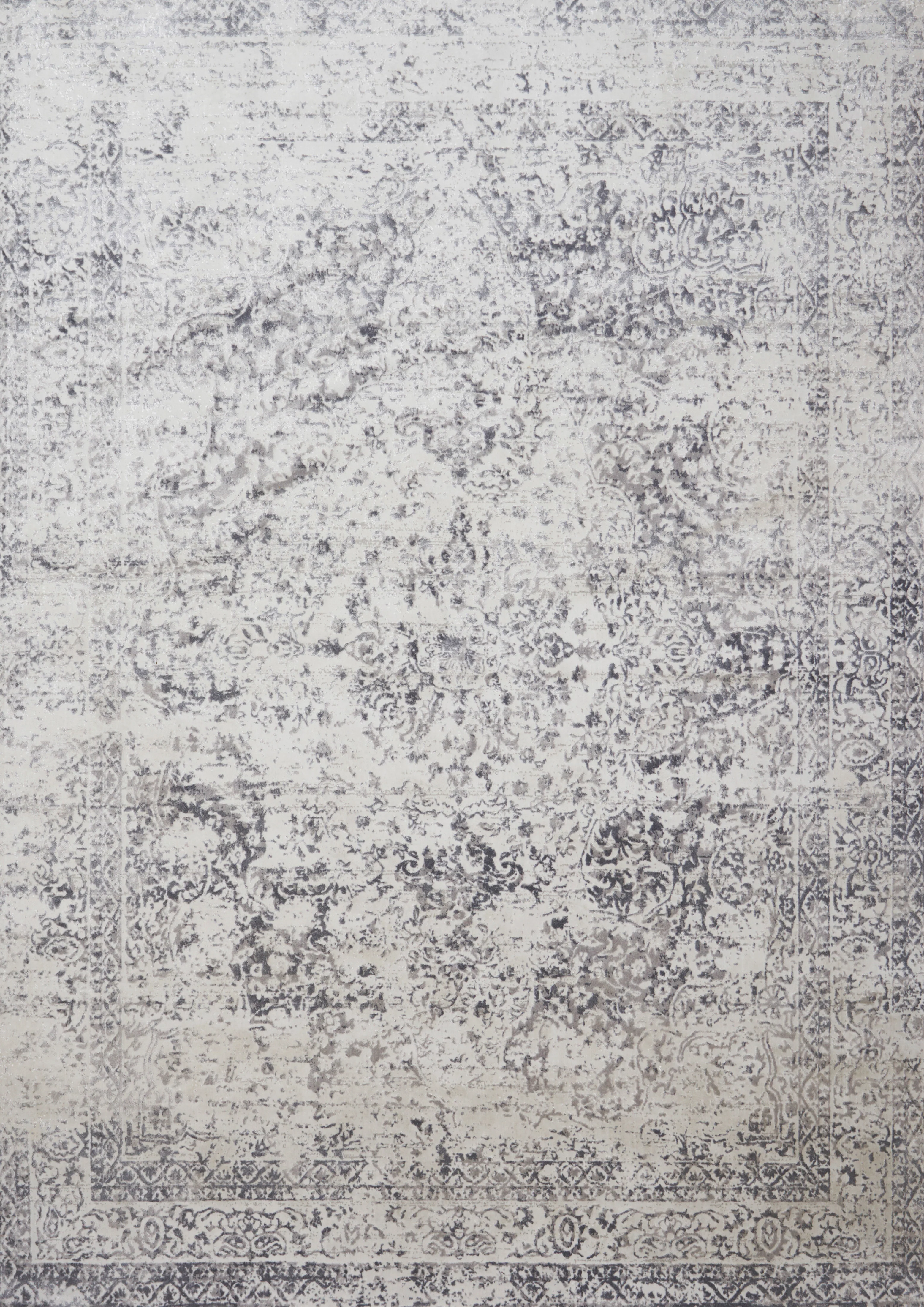 Loloi Rugs Patina Collection Rug in Silver, Lt. Grey - 9'6