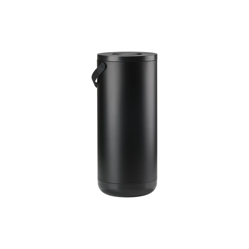 Waste Bin Circular 35 Liter Black - Inhomebuy