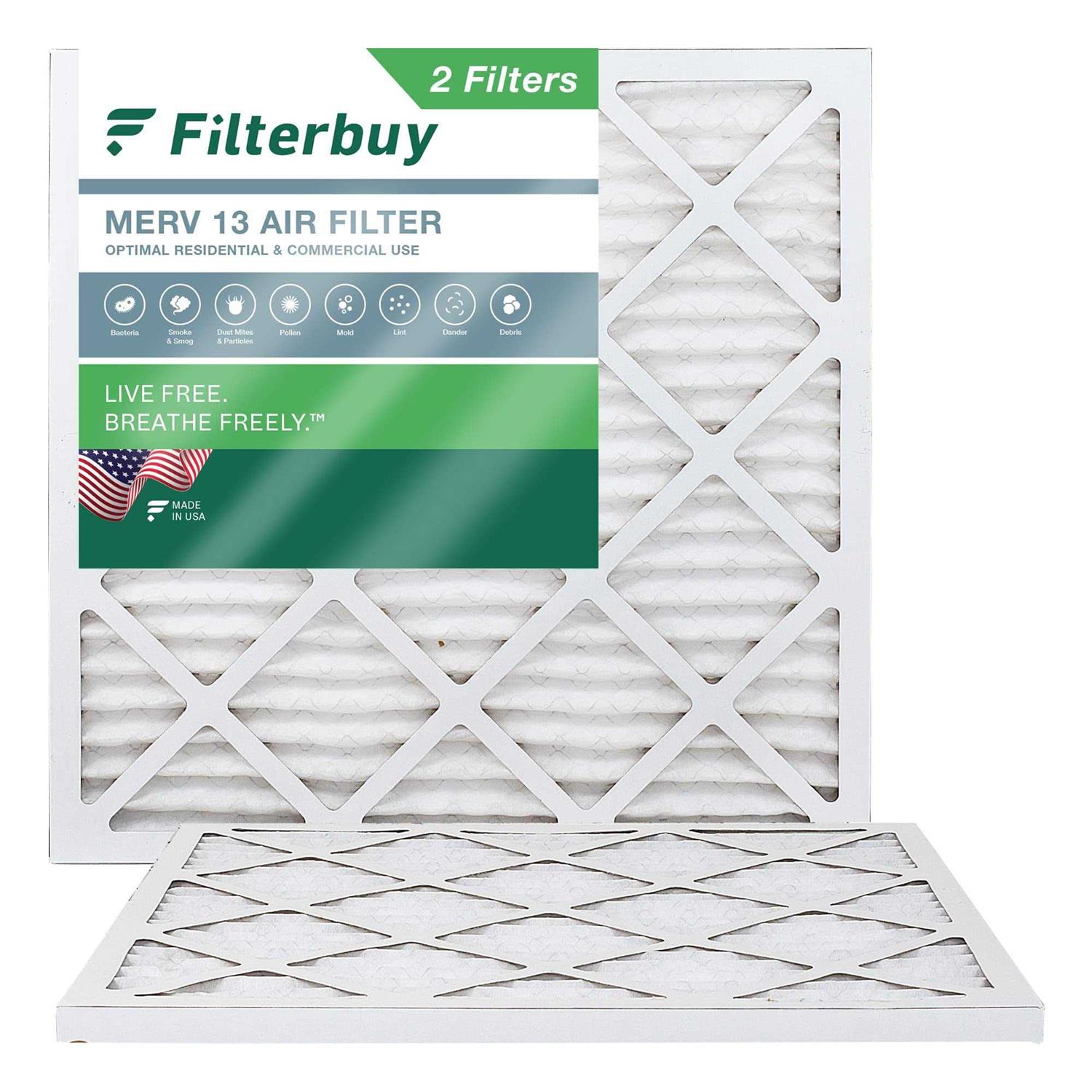 Filterbuy 16x25x4 Air Filter MERV 8 - Inhomebuy