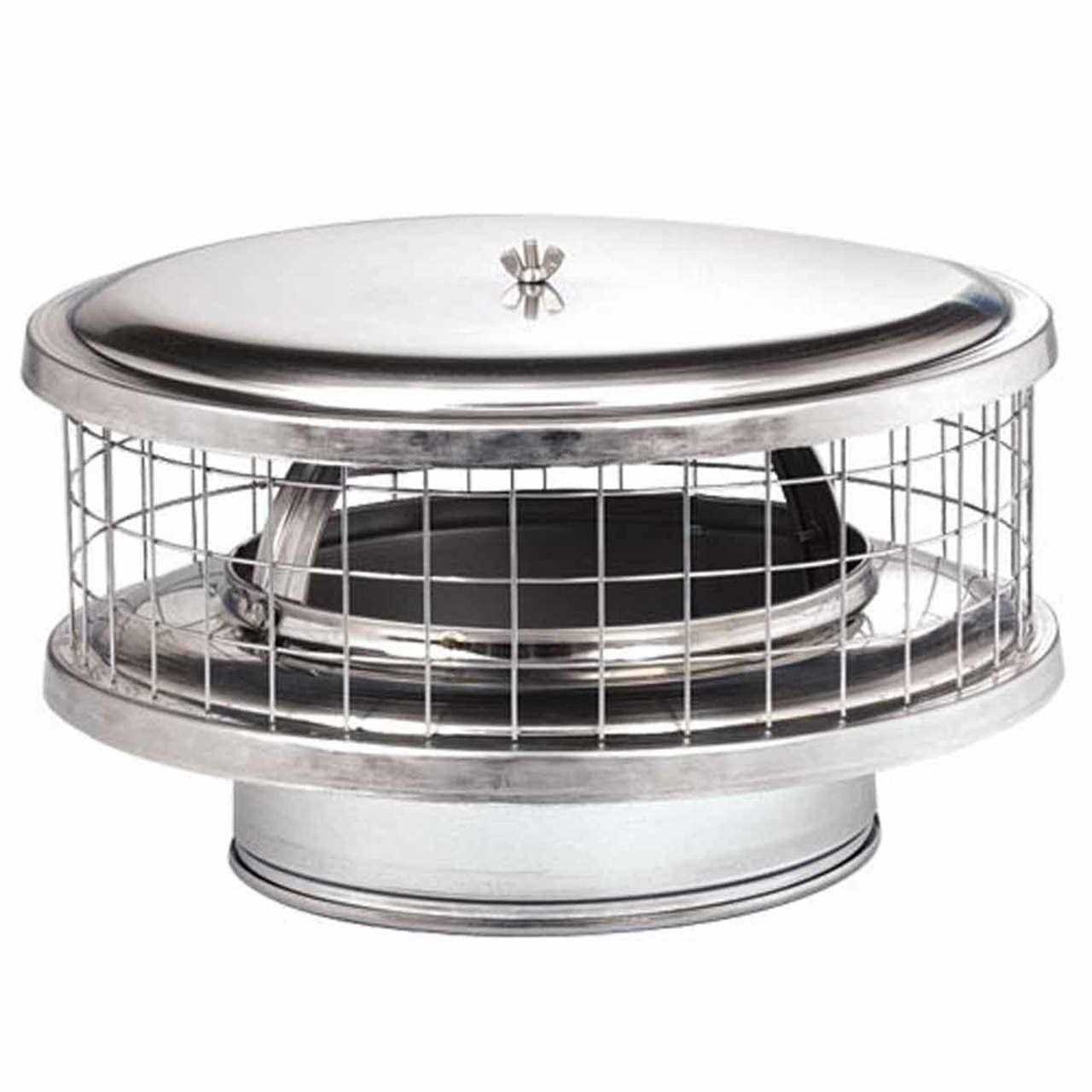 Round HomeSaver Pro 304-SS Stainless Guardian Cap - Inhomebuy
