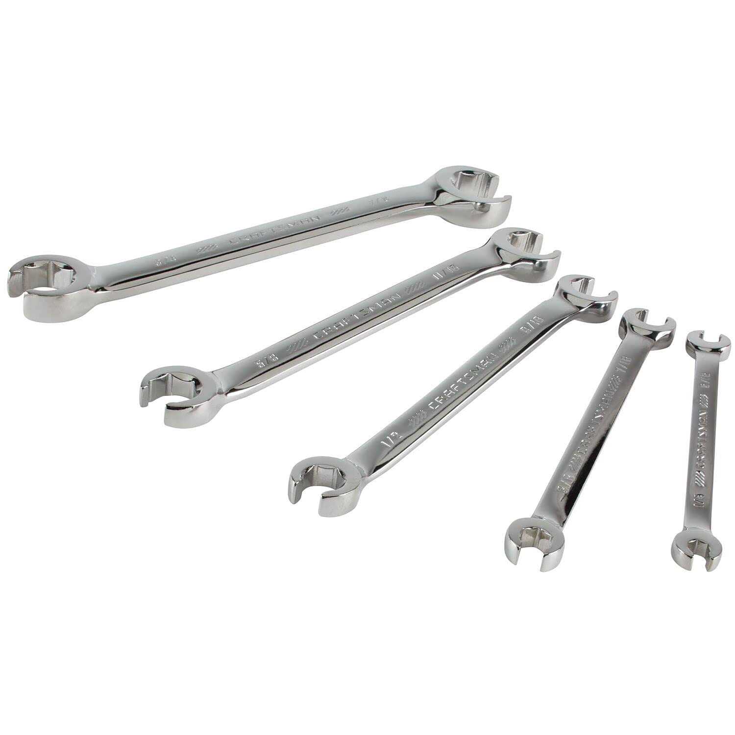 Craftsman 6 point Metric Flare Nut Wrench Set 5 pc - Inhomebuy