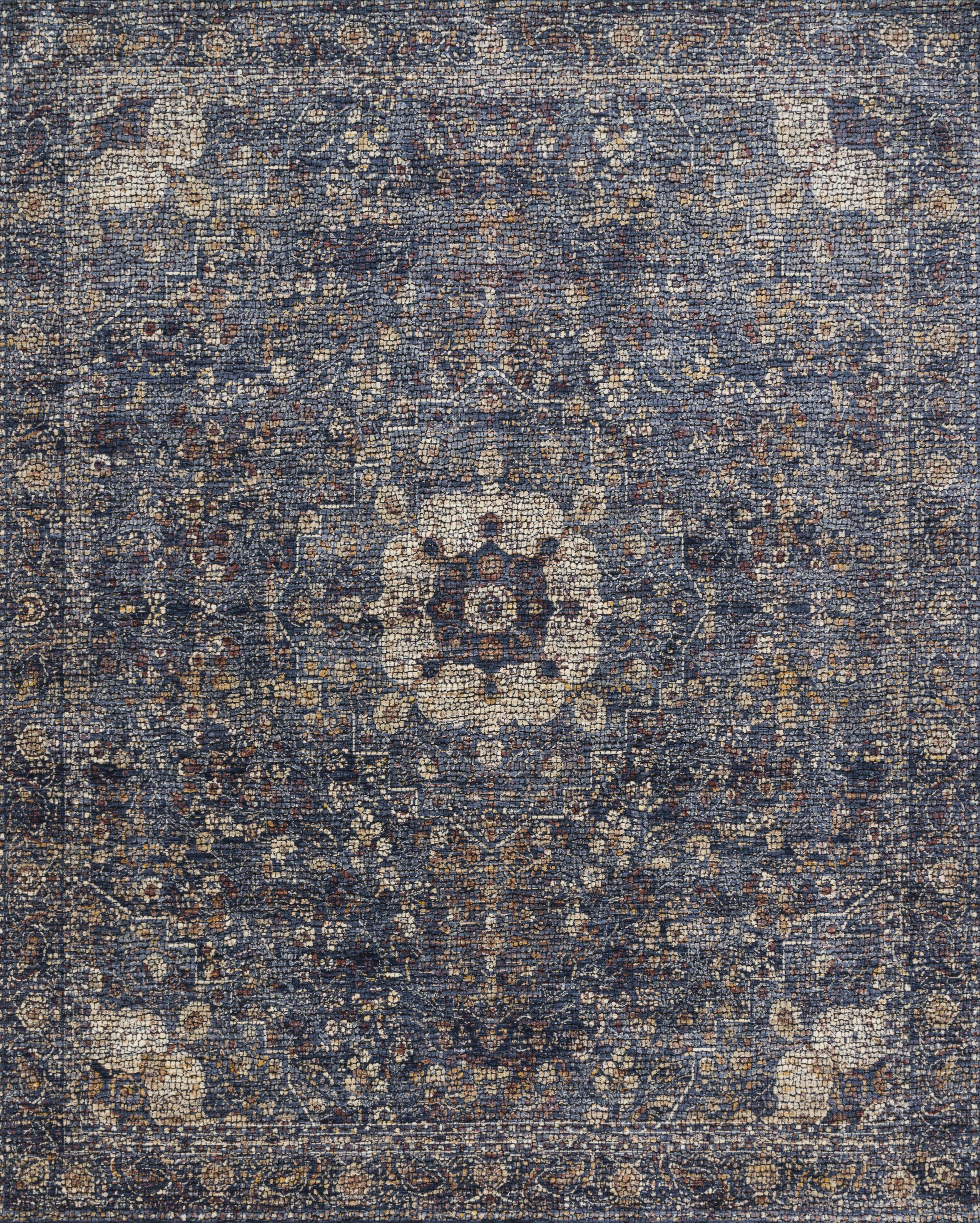 Loloi Rugs Porcia Collection Rug in Blue, Blue - 12'0