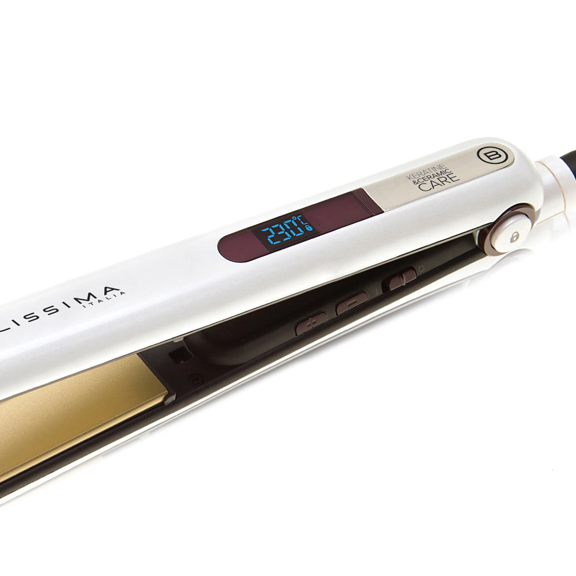 Straightener Keratine & Ceramic Care, LCD, 230°C - Inhomebuy