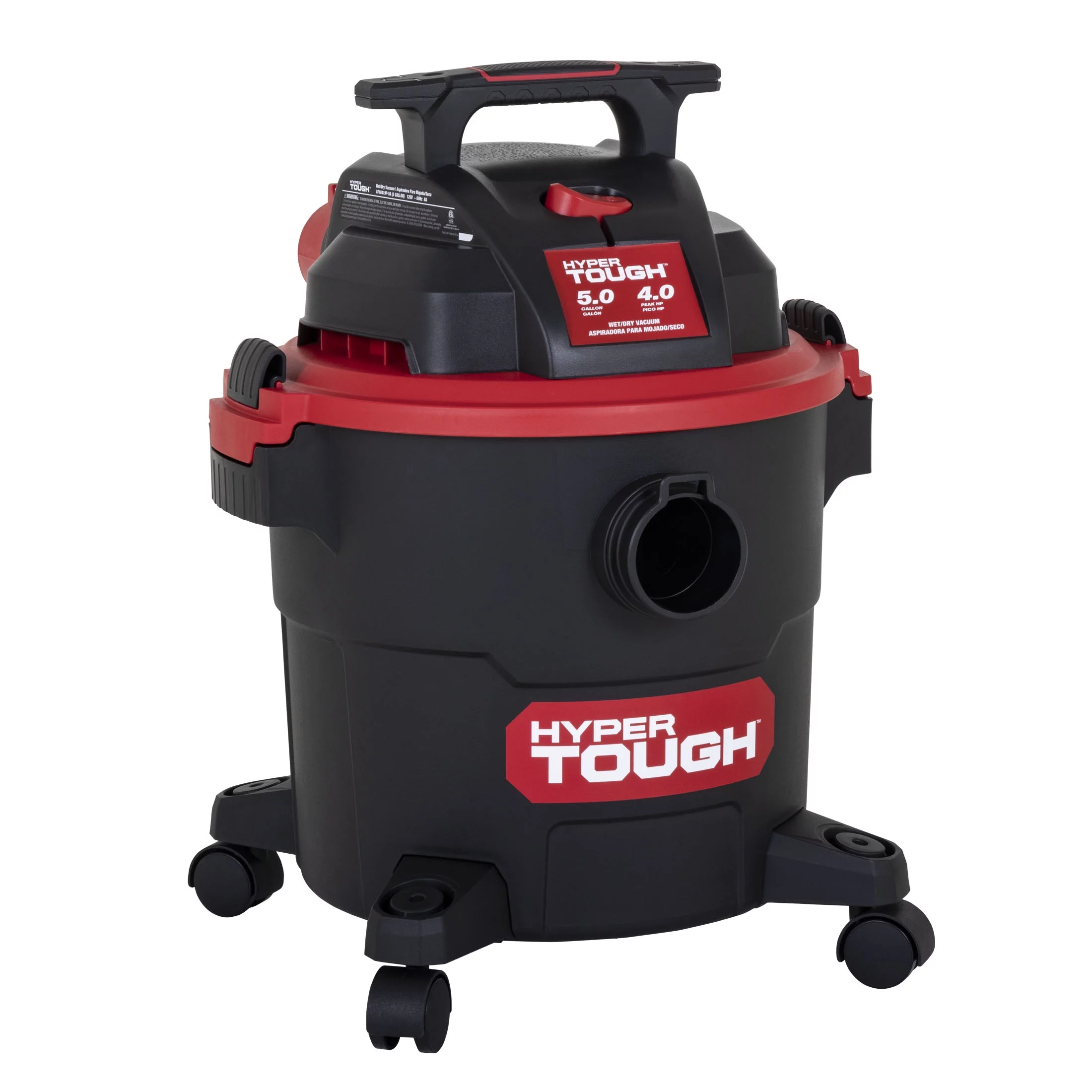 Hyper Tough 5 Gallon Wet/Dry Vacuum for the Car, Garage, Home or Workshop - Inhomebuy