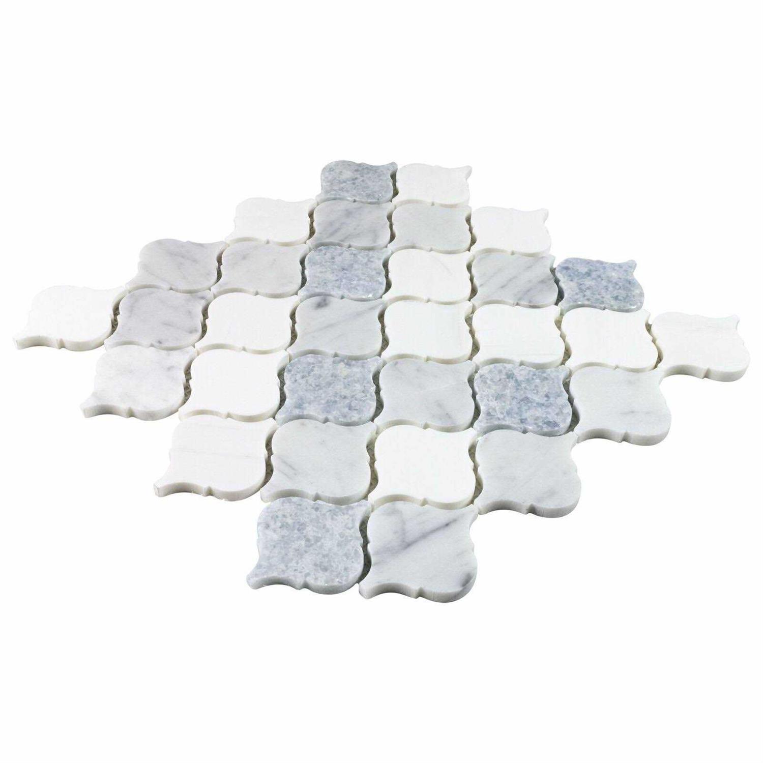 MosaicTileOutlet 1×1 Stacked Squares Gloss Black Glass Mosaic Tile - Inhomebuy