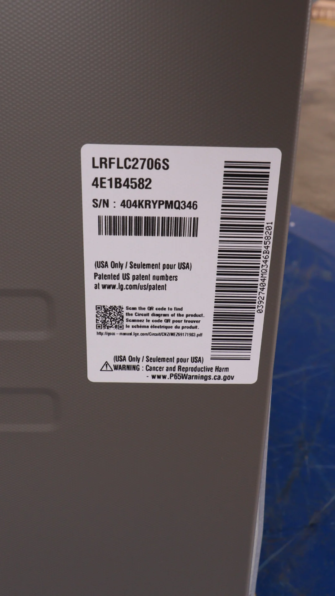 LG 36 IN. 27 CU. FT. SMUDGE RESISTANT STAINLESS STEEL COUNTER-DEPTH FRENCH DOOR REFRIGERATOR WITH IN - Inhomebuy