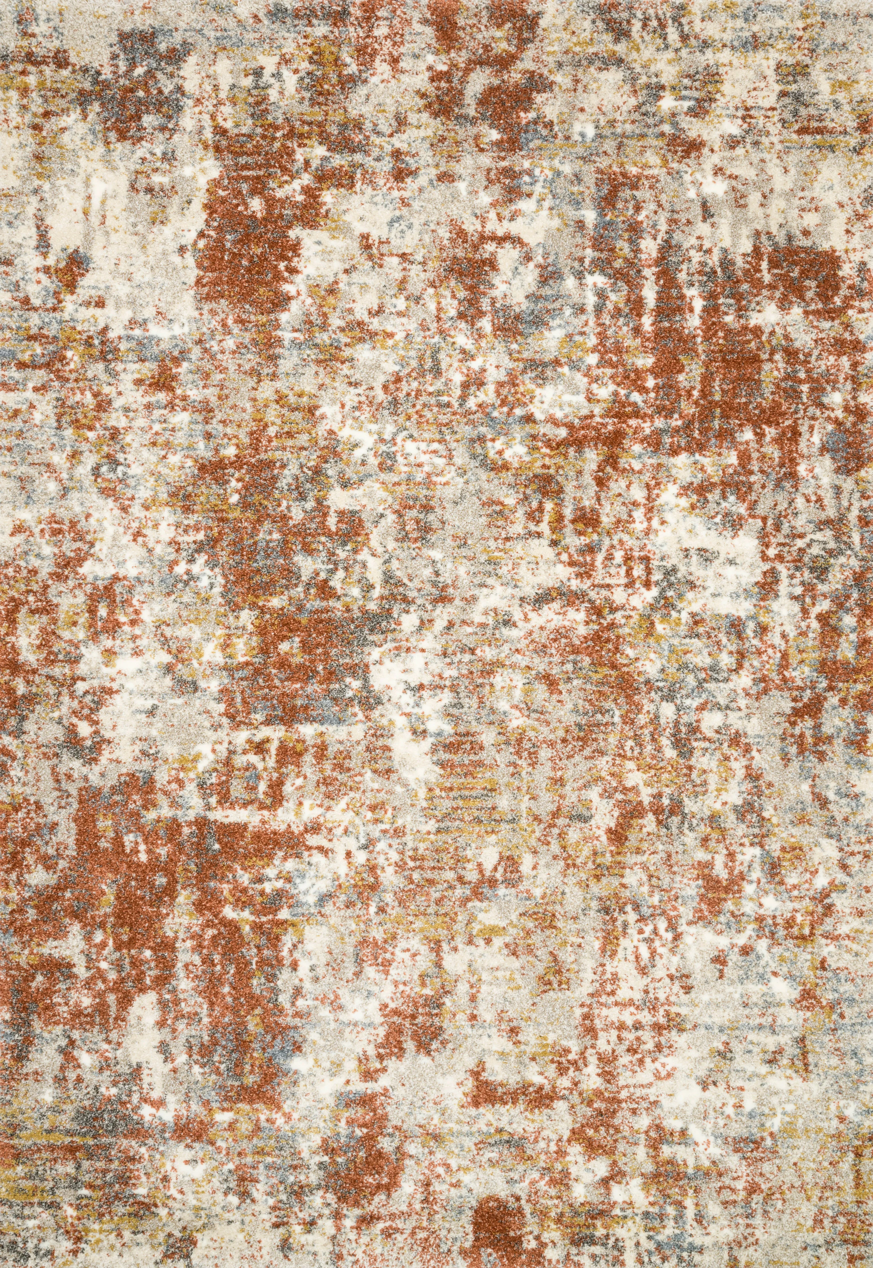 Loloi Rugs Landscape Collection Rug in Rust - 7'7