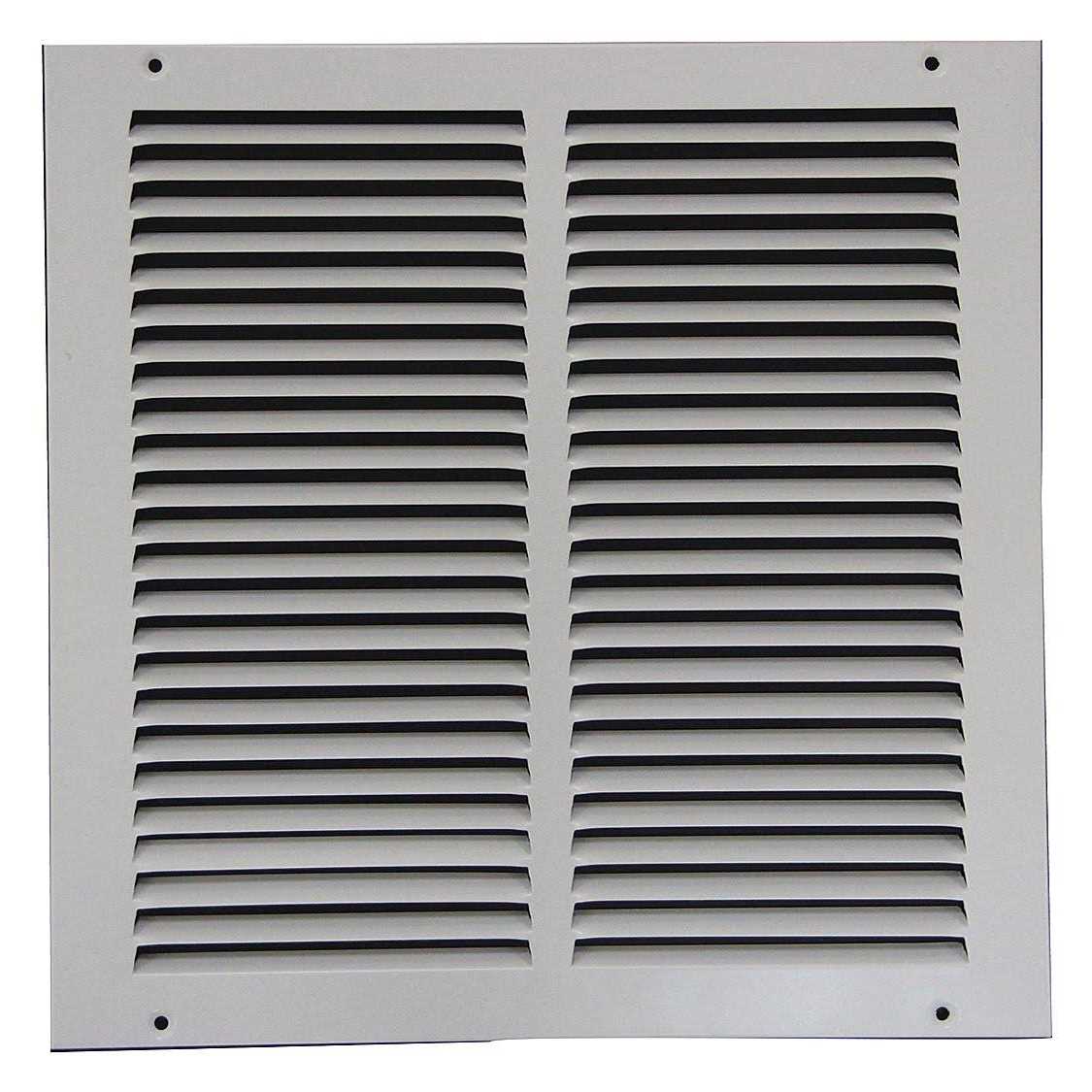 ZORO SELECT Return Air Grille 4JRR8 - Inhomebuy