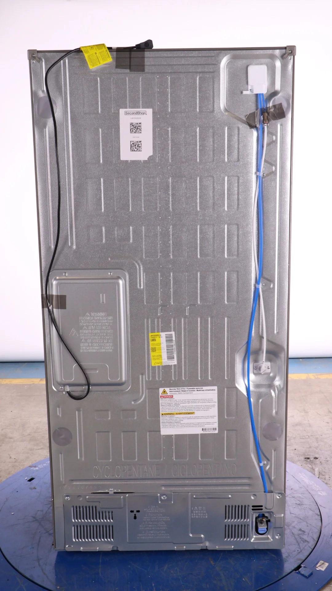 LG 33 IN. 25 CU. FT. SMUDGE-RESISTANT STAINLESS-STEEL FRENCH DOOR REFRIGERATOR WITH SMARTDIAGNOSIS - - Inhomebuy