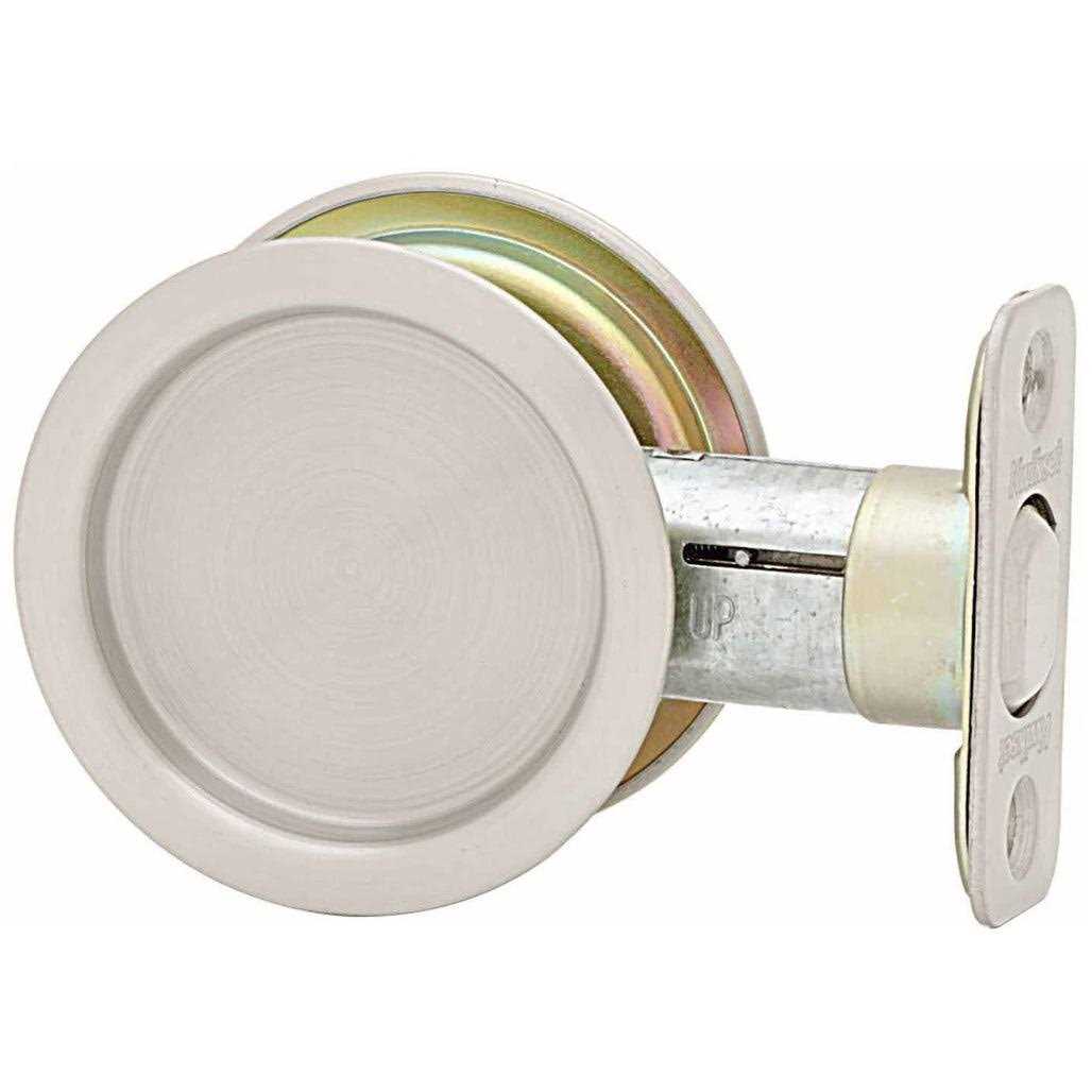 Kwikset Round Passage Pocket Door Lock 334-514 - Inhomebuy