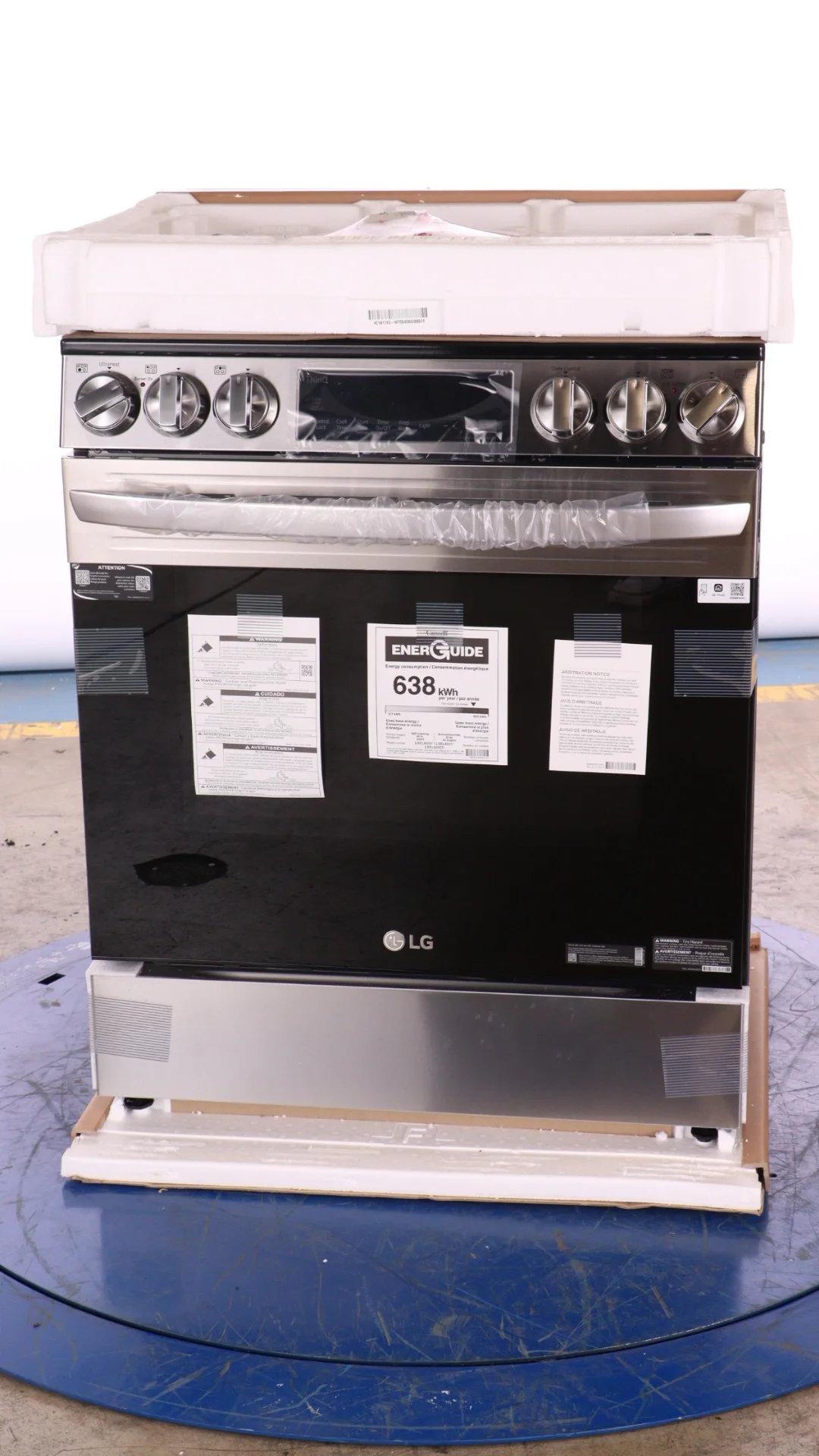 LG 6.3 CU. FT. SMUDGE RESISTANT STAINLESS STEEL SMART WI-FI ENABLED FAN CONVECTION ELECTRIC SLIDE-IN - Inhomebuy