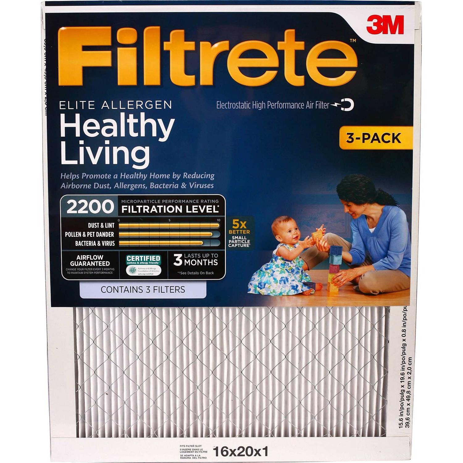 Filtrete Elite Allergen Healthy Living - Inhomebuy