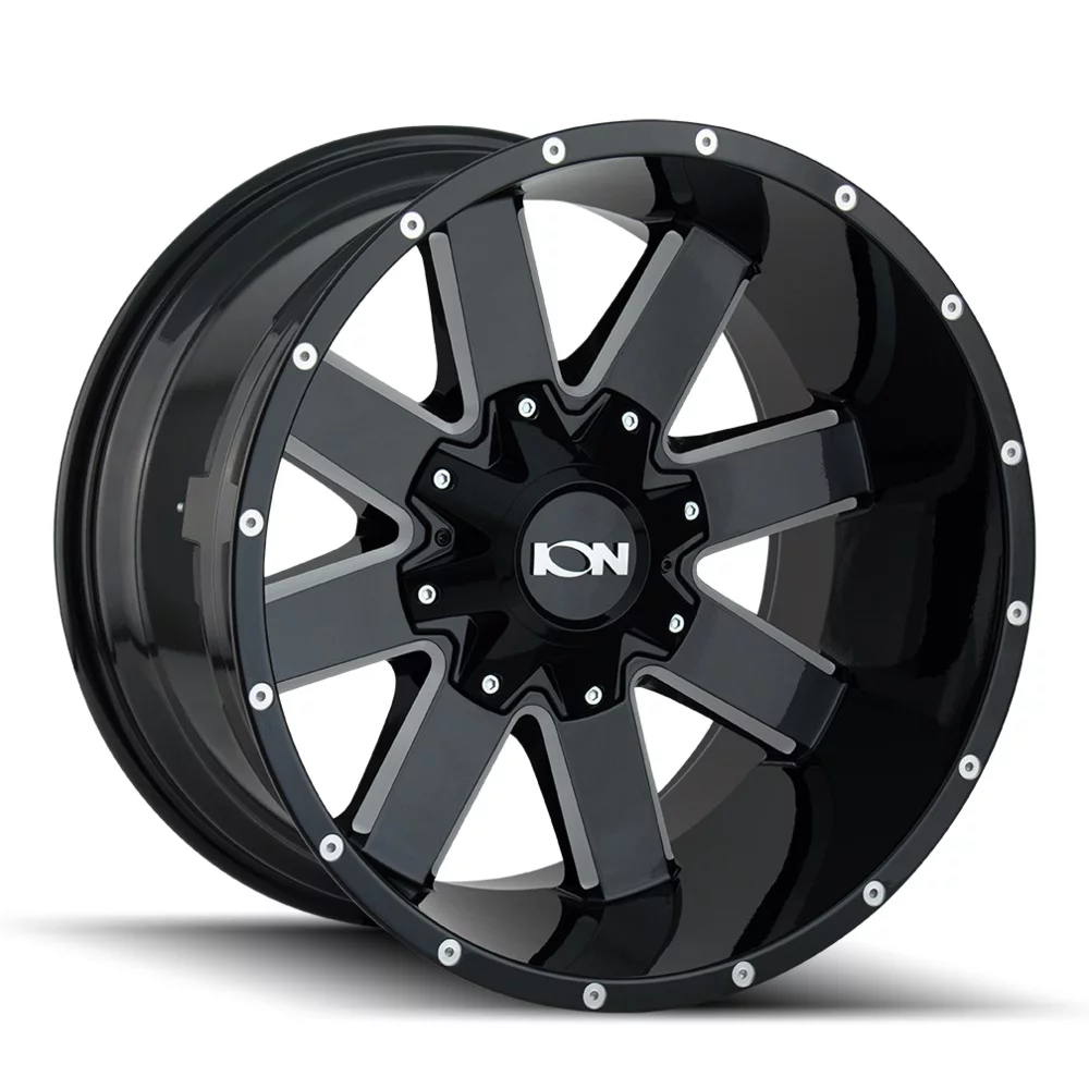 Ion 141 20X9 6X135/6X139.7 18Et 106Cb Gloss Black Milled - Inhomebuy