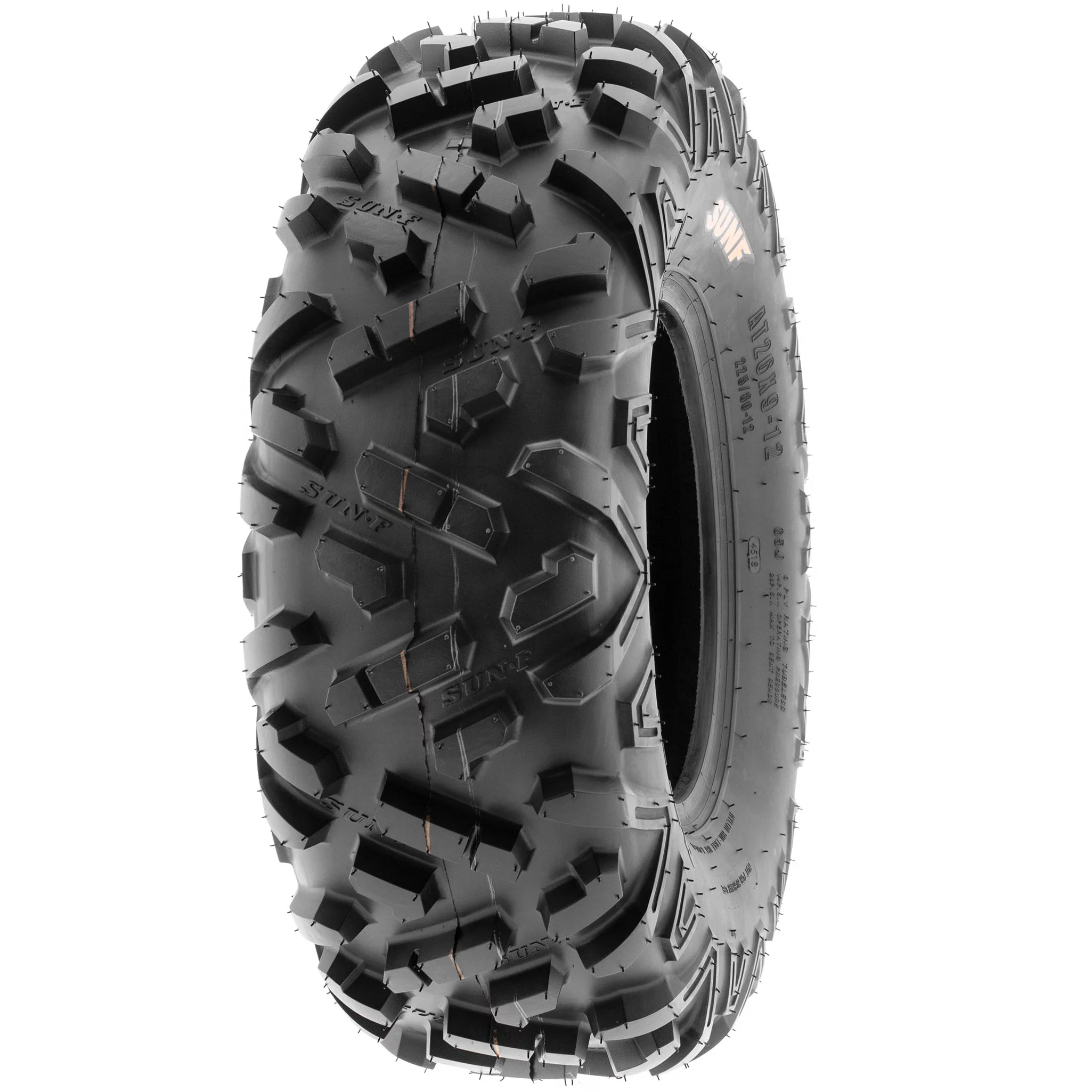 SunF All Terrain ATV UTV Tires 26x9-12 26x9x12 6 PR A051 (Single) - Inhomebuy