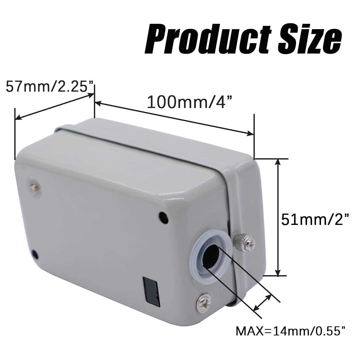 mxuteuk 2pcs 22mm 2 NC Red Mushroom Emergency Stop Push Button Switch AC 660V 10A - Inhomebuy