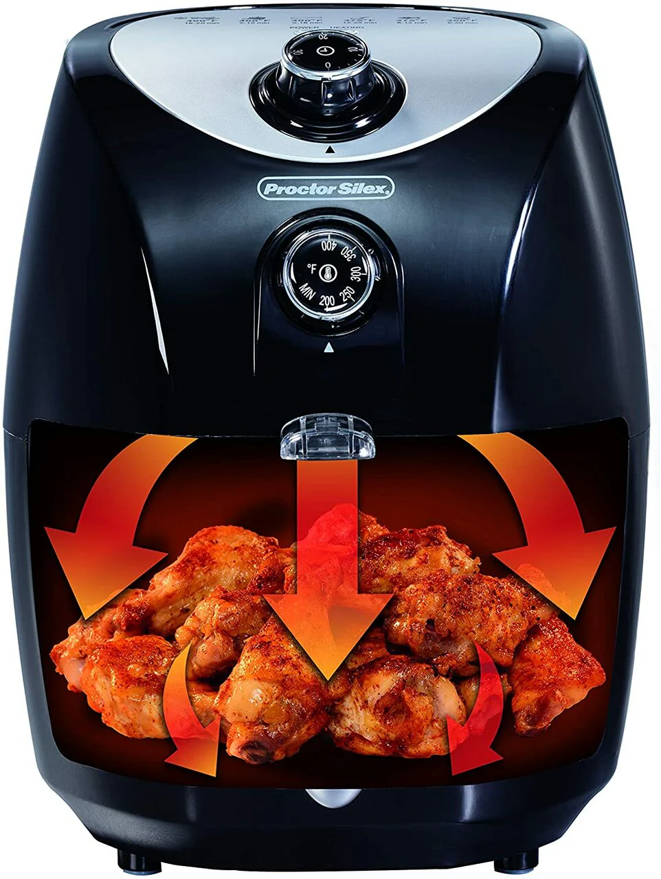 Proctor-Silex Air Fryer: 1.5L capacity, black | 35055 - Inhomebuy