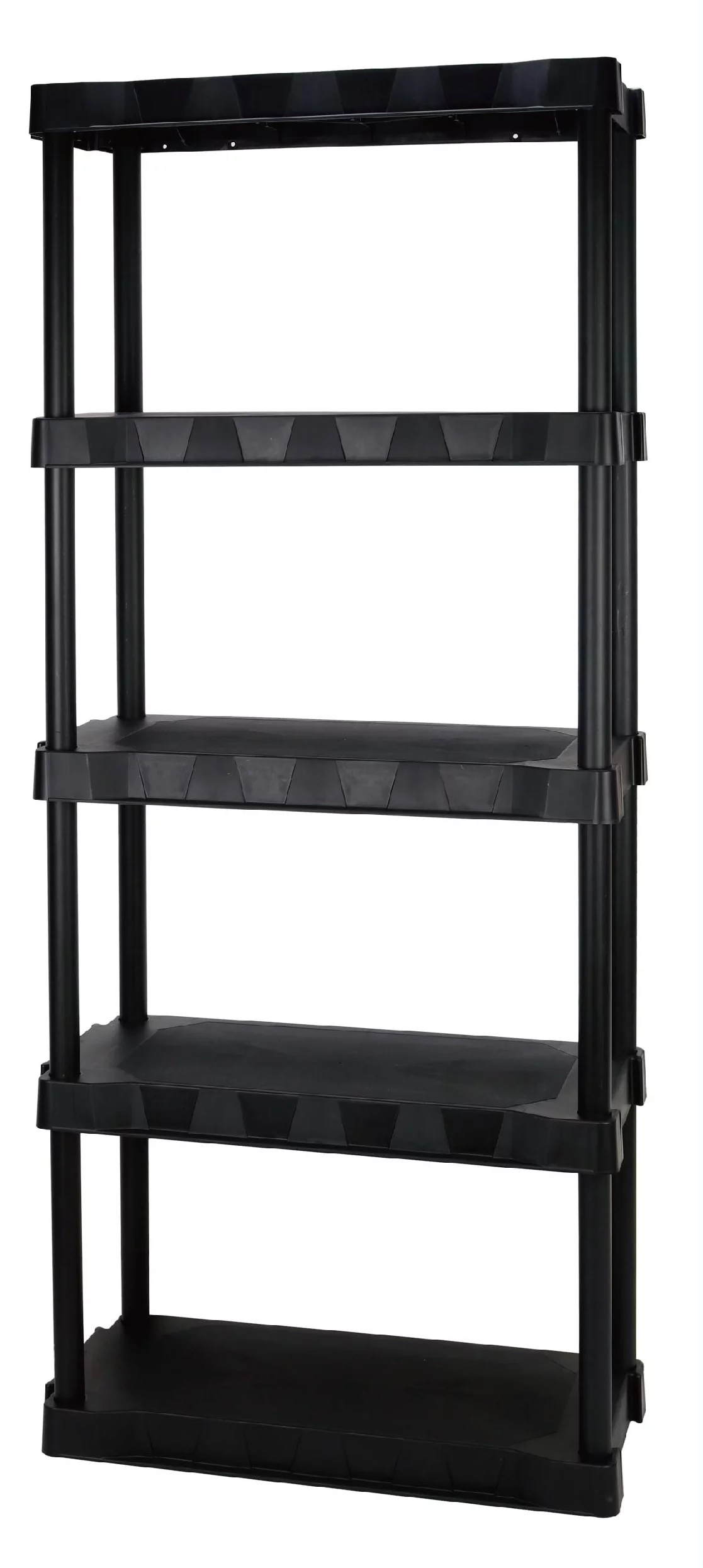 Hyper Tough Black 5-Tier Plastic 68