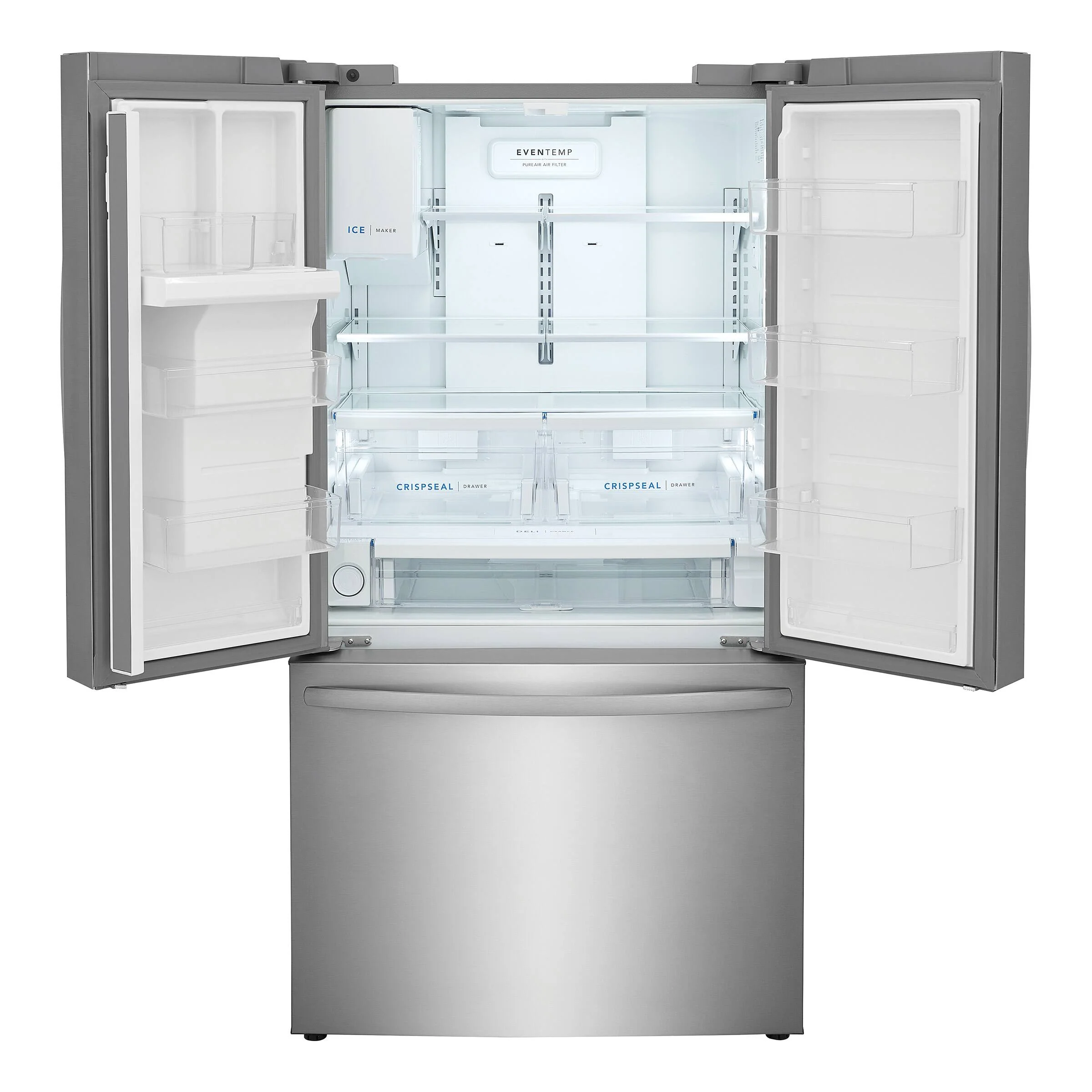 FRIGIDAIRE 36 IN. 22.6 CU FT. STAINLESS STEEL COUNTER-DEPTH FRENCH DOOR REFRIGERATOR - FRFC2323AS - Inhomebuy