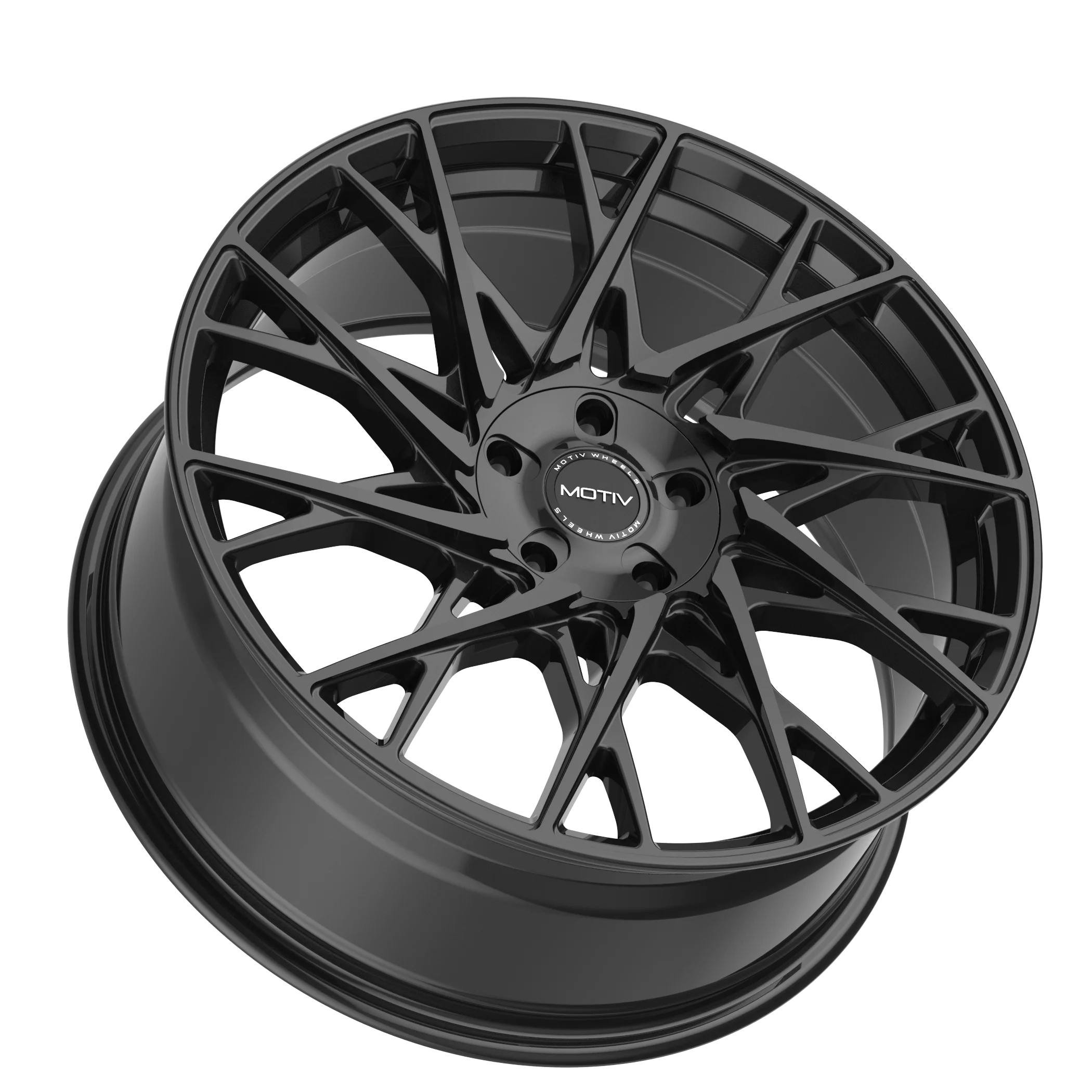 Motiv 17x7.5 5X4.50 430B Maestro Black Wheel Rim - Inhomebuy