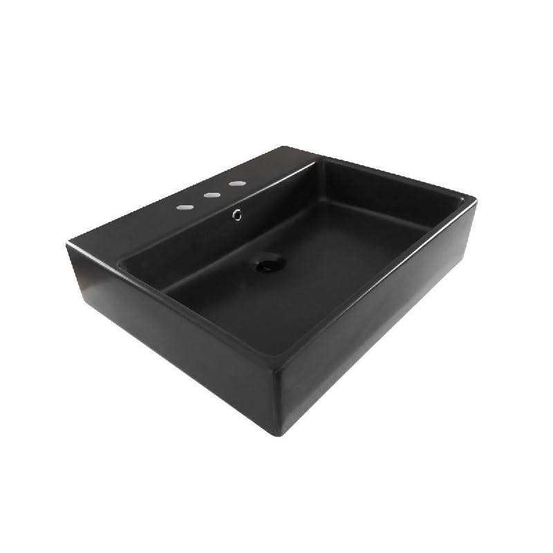WS Bath Collections Unlimited 46 Wall Mount / Vessel Bathroom Sink in Ceramic Unlimited 46.01 - Inhomebuy
