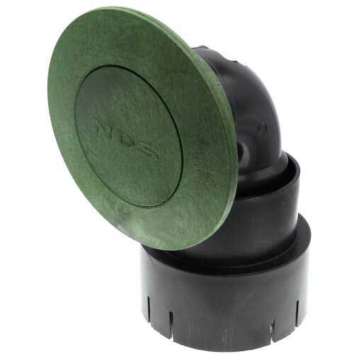 NDS 422g 4 Pop Up Drainage Emitter with Elbow, Green - Inhomebuy
