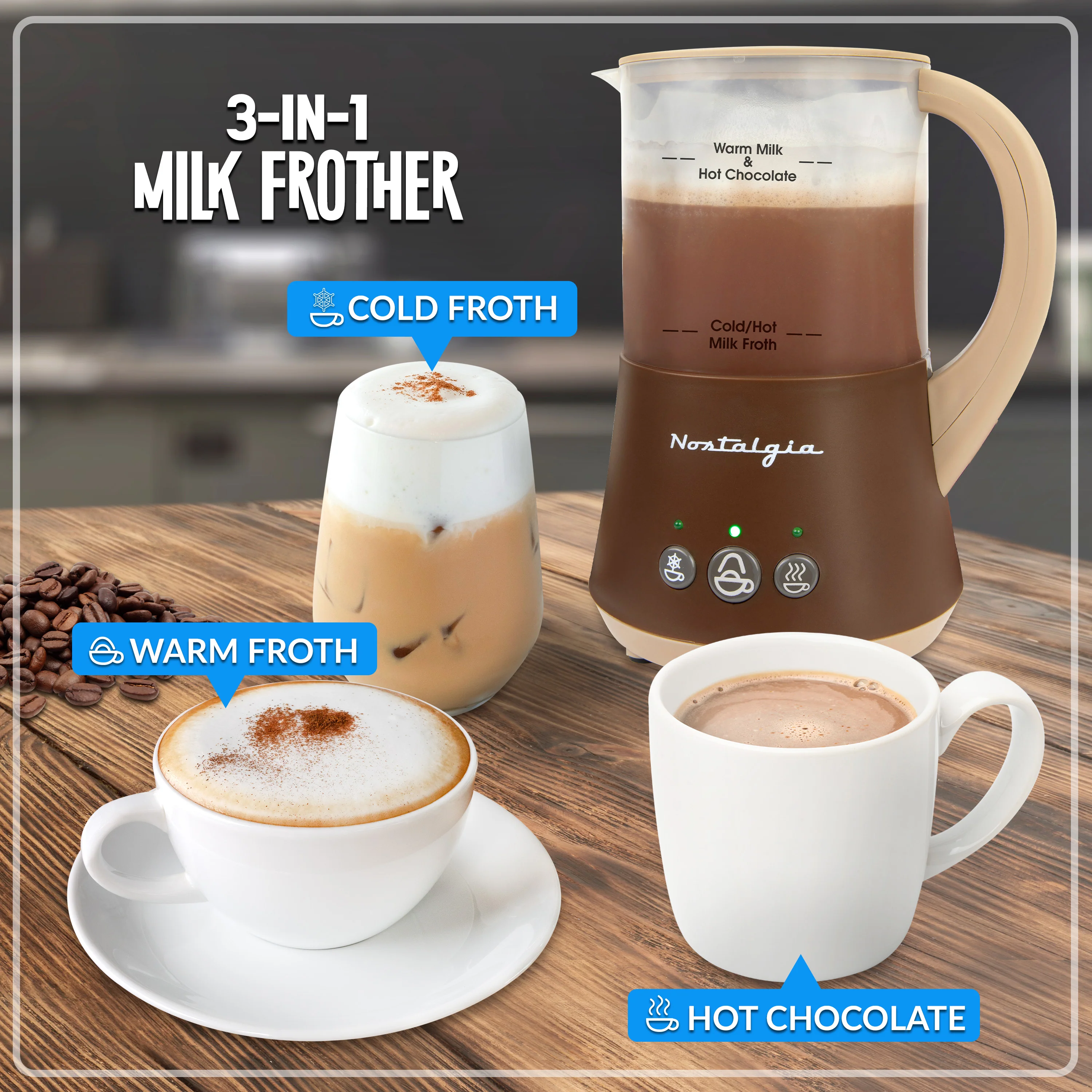 Frother & Hot Chocolate Maker - Inhomebuy