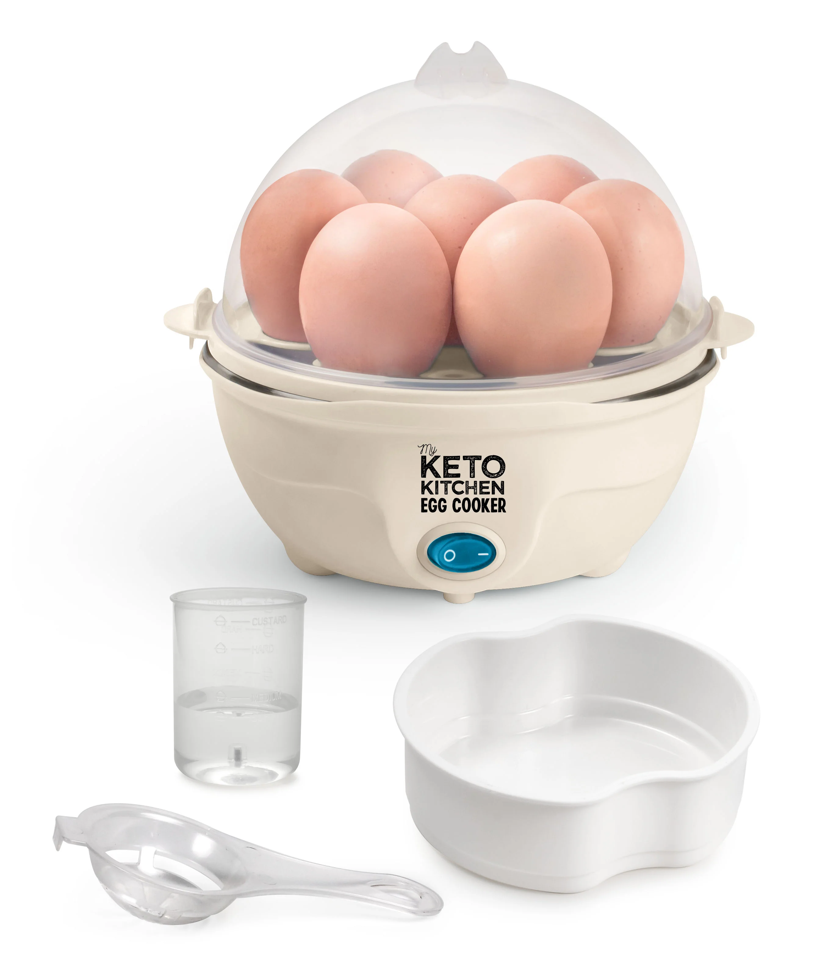 My Keto Kitchen Electric 7-Egg Cooker, Garlic - Inhomebuy