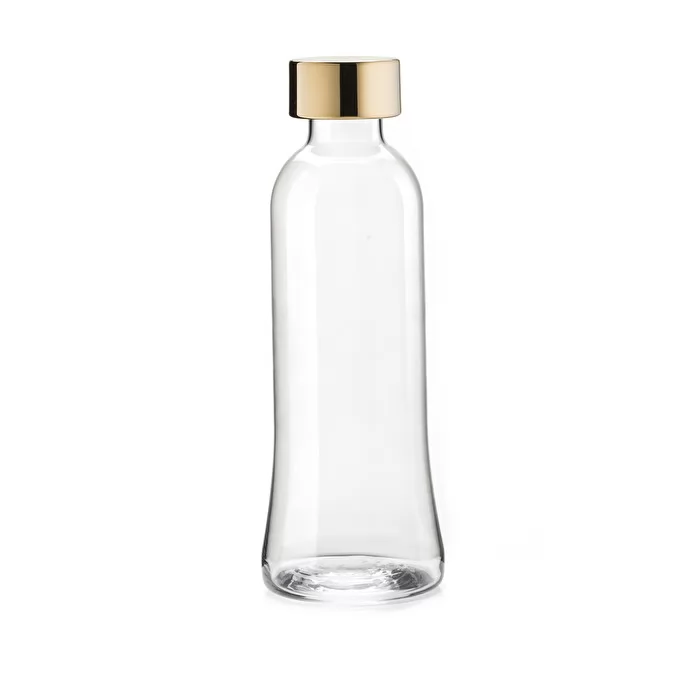Glass Bottle - 1 Litre 100 Icons Gold - Inhomebuy
