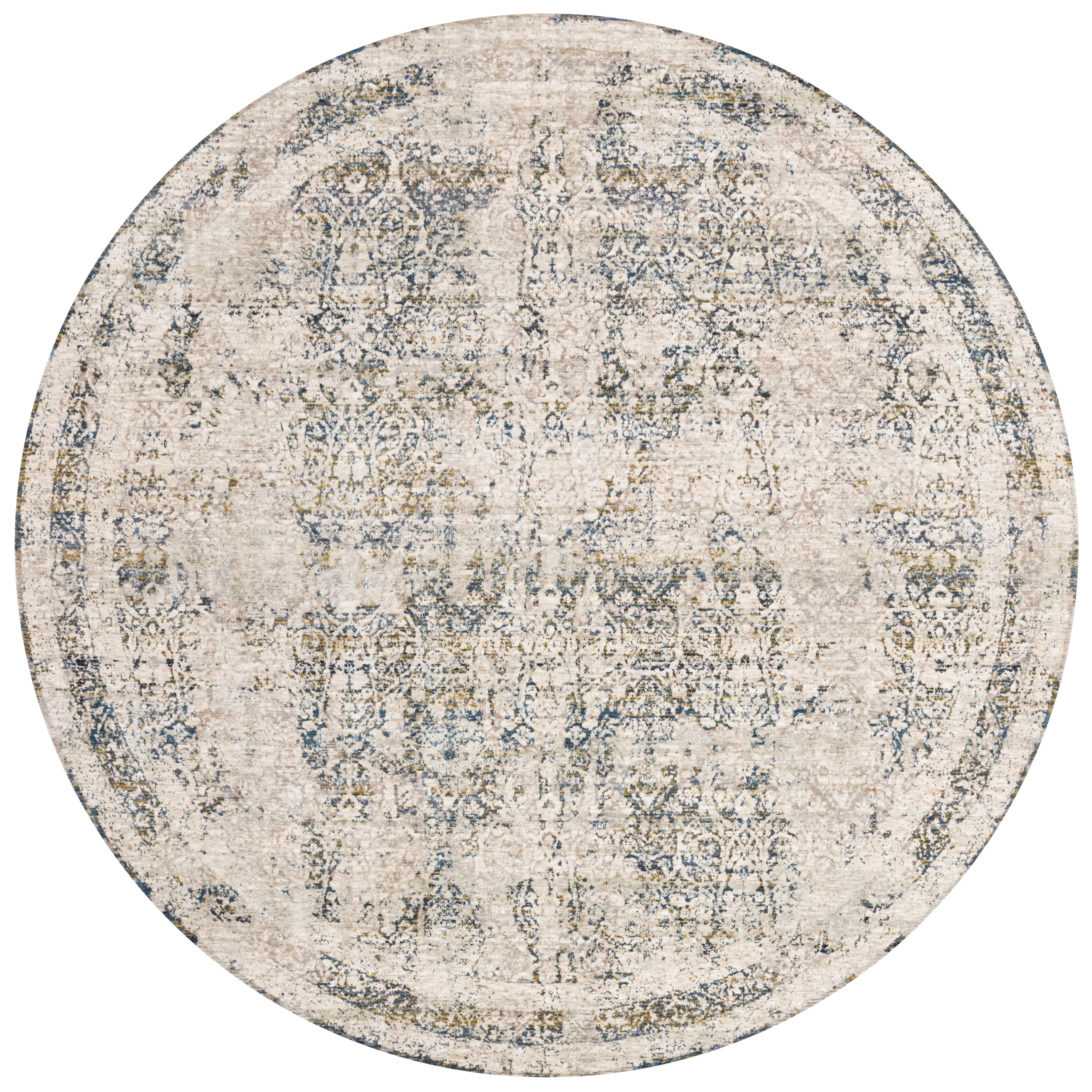 Loloi Rugs Theia Collection Rug in Natural, Ocean - 7'10