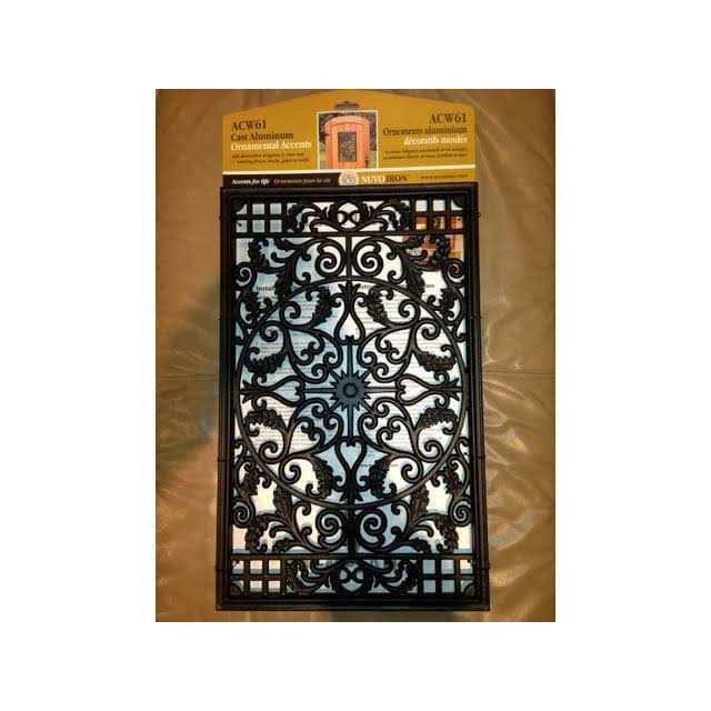 Nuvo Iron ACW57 Rectangle Gate Insert - Inhomebuy