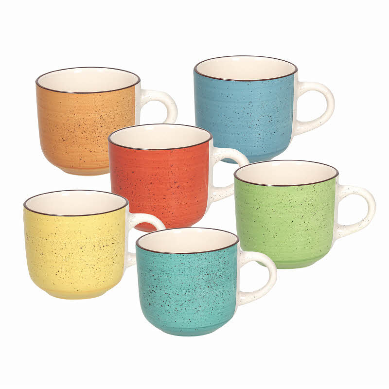 Art & Pepper multicolor Breakfast Cup 1pc 350cc - Inhomebuy