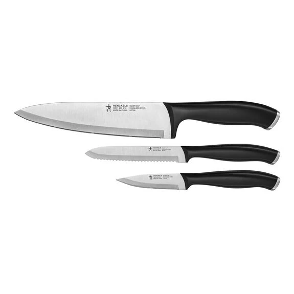 Henckels 3pc Starter Knife Set, Silvercap Series - Inhomebuy