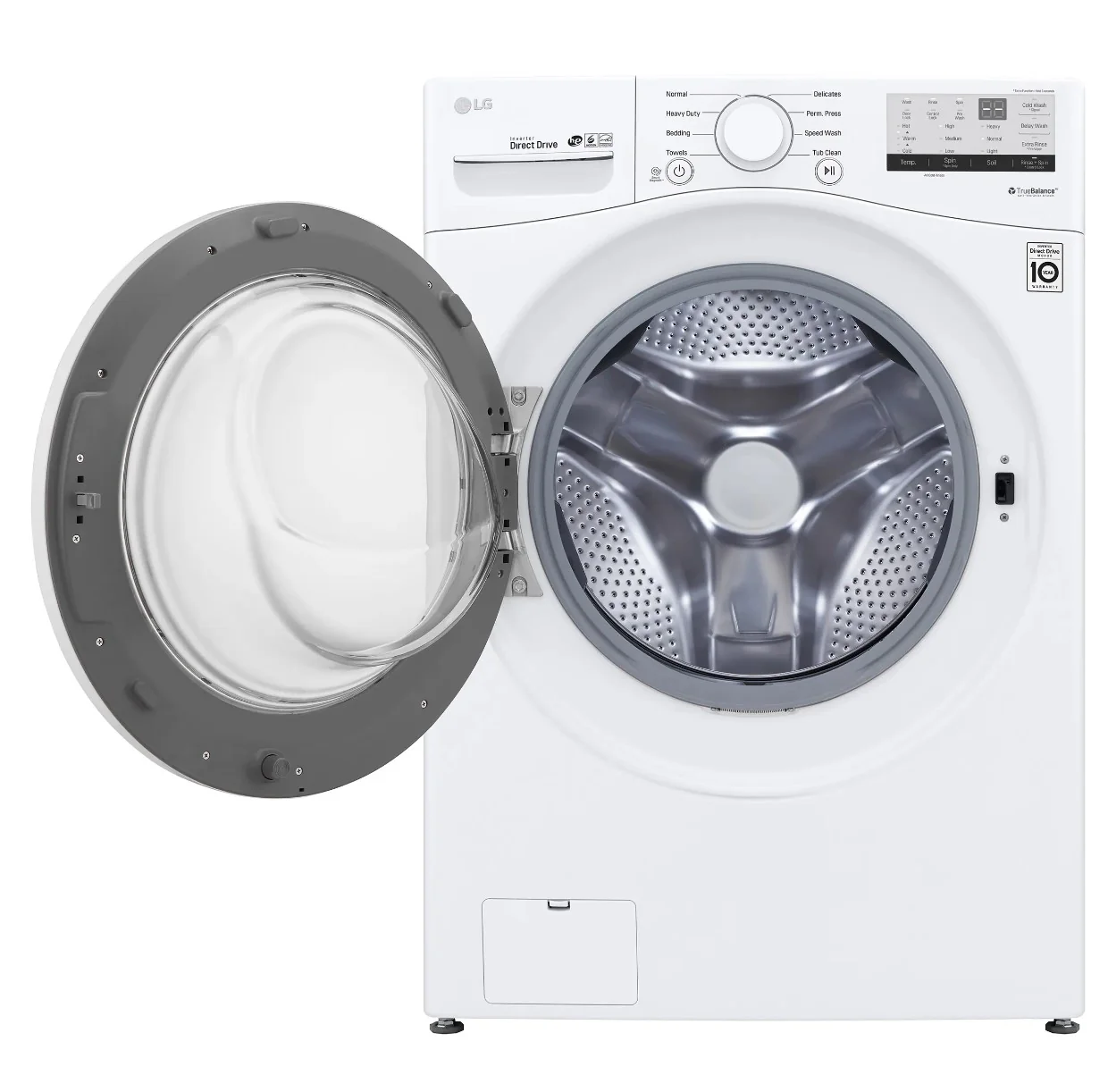 LG WHITE 5.2 CU. ULTRA LARGE FRONT LOAD WASHER - WM3400CW - Inhomebuy