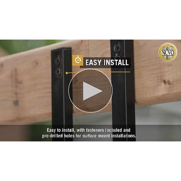 Nuvo Iron PPA4X4B Multi-Purpose Post Base Anchor - Inhomebuy