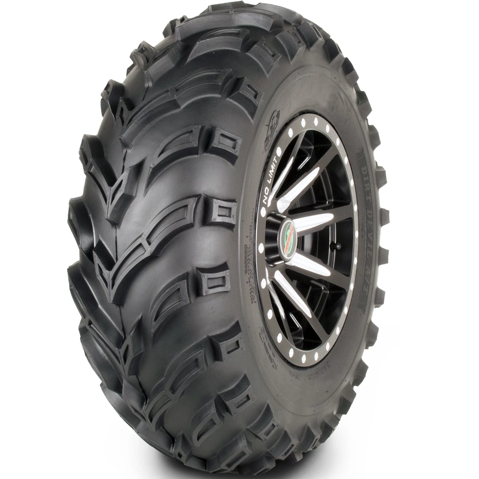GBC Motorsports Dirt Devil 25X10.00-12 6 PR ATV & UTV Tire - Inhomebuy